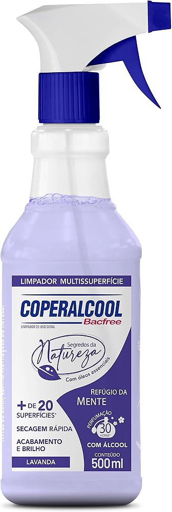 Coperalcool Bacfree Segredos Da Natureza - Refugio Da Mente 500Ml Ref:783