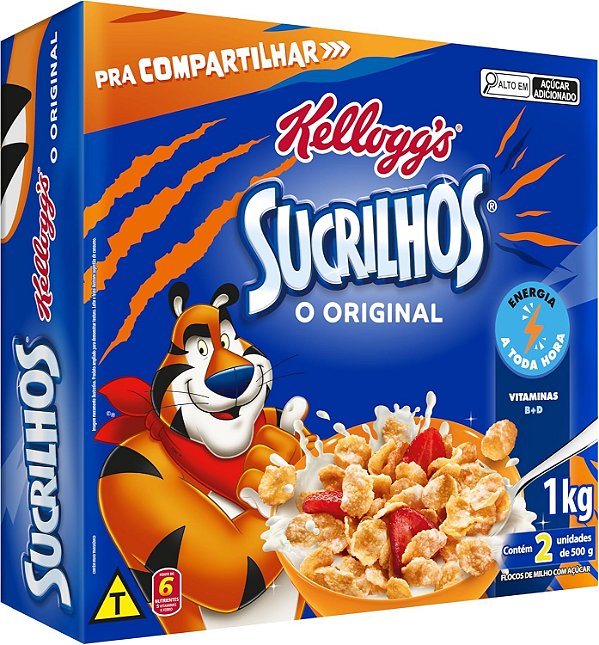 SUCRILHOS KELLOGS DE 1KG