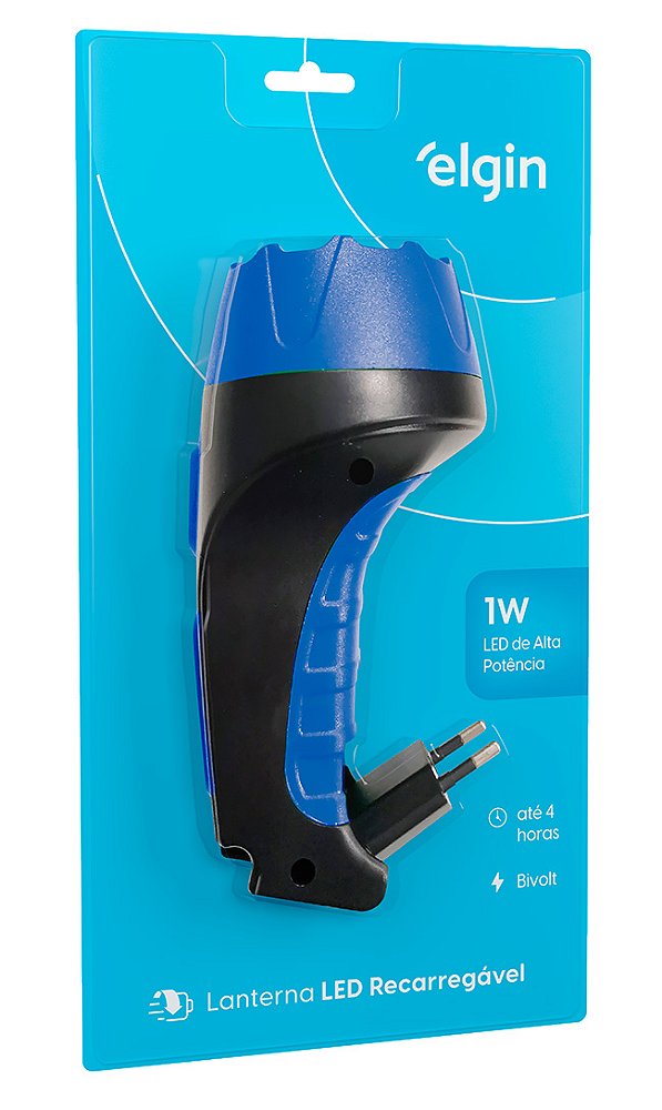 Lanterna Recarregável Power Led 1W - Elgin