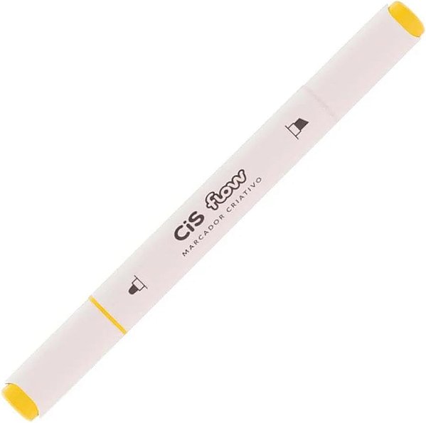 Marcador Cis Flow 20 Amarelo