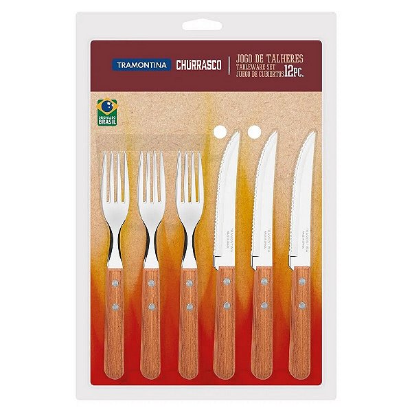 Jogo Talheres Inox 12Pc Dynamic Tramontina