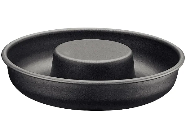 Forma Bolo Alum 24Cm Brasil Grafite 20060/024