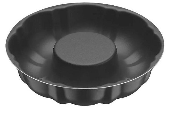 Forma Bolo Alum 24cm Brasil Preto 20074/024