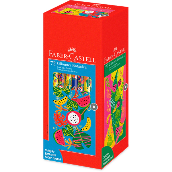 Lápis Grafite redondo Glimmer, Botânica, Faber-Castell - DP 72 UN