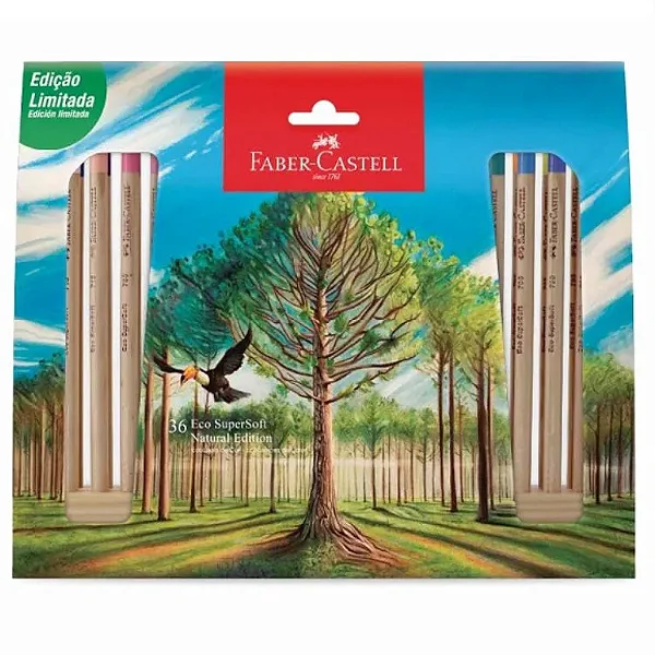 Natural Edition Supersoft C/36 Cores 120736SOFT FABER-CASTELL