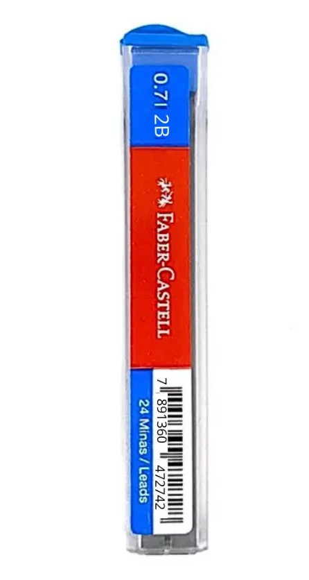 Grafite 2B 0.7mm com 24 Minas - Faber Castell