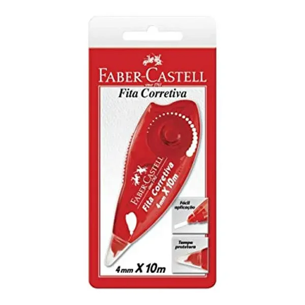 Fita Corretiva 4mmX10m SM/7072 FABER-CASTELL