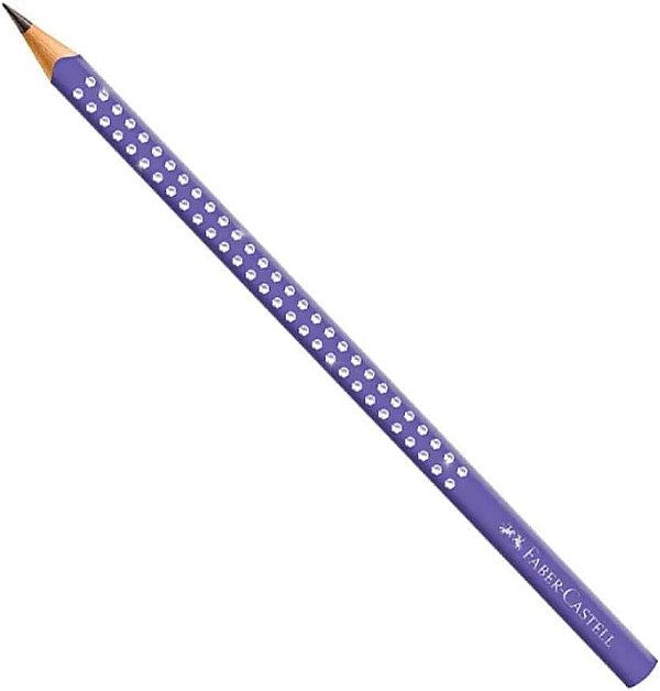 Lápis Grafite Grip Sparkle Lilas Faber Castell