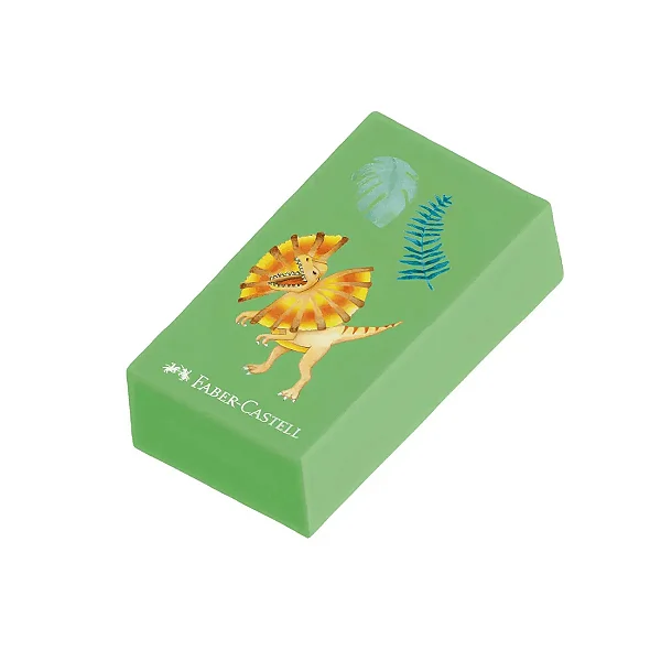Borracha Faber Castell Dinossauro Verde 7024Dino