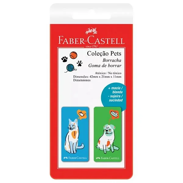 Borracha Faber Castell Pets 7024Pet