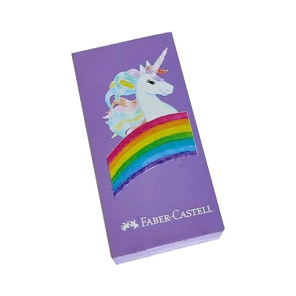 Borracha Faber Cstell Unicornio Roxa 7024Uni