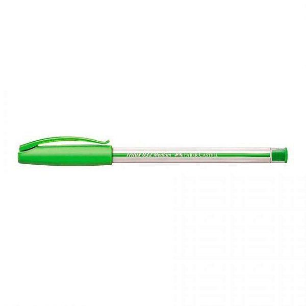 Caneta Faber Castell Esferográfica Trilux Verde Claro1.0mm 032VC