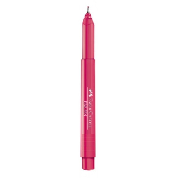 Caneta Hidrografica Finepen Rosa Meiguice - Faber Castell