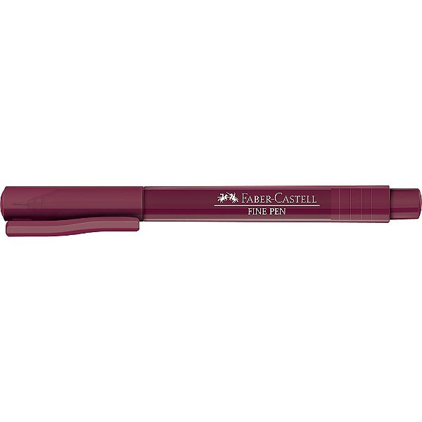 Caneta Faber Castell Fine Pen 0.4 Vinho FPB/VNZF