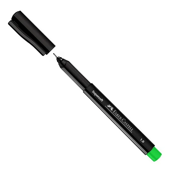 Caneta Hidrografica SuperSoft 1.0 Verde Agua