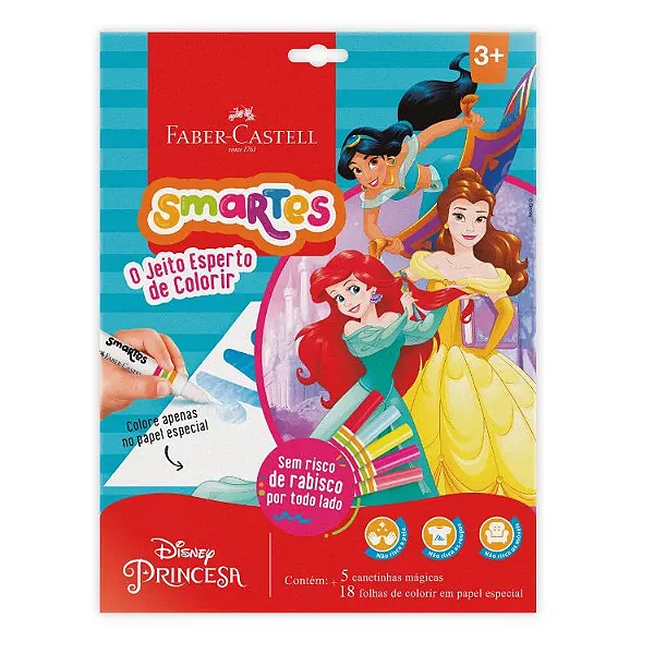 Kit de Colorir Smartes Princesas 755900 FABER-CASTELL