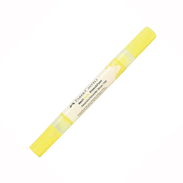 Pincel marcador multisuperfícies Multimark Amarelo Neon MM/SPAMN795 - Faber-Castell