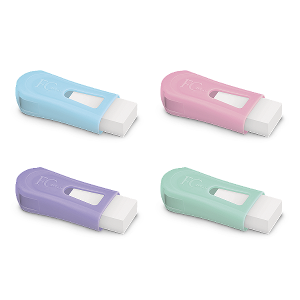 Apontador C/Borracha Mix Pastel Faber 124Borpastelzf