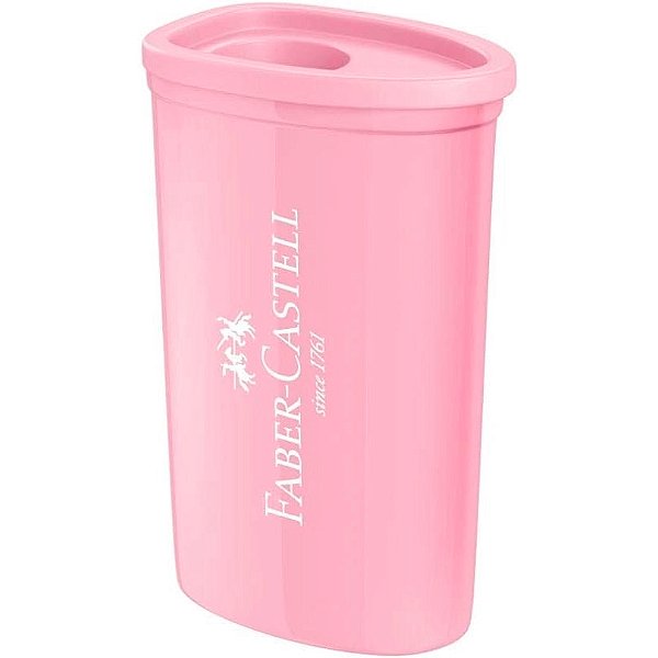 Apontador c/ Deposito Triangular Pastel Faber-Castell 125TZF
