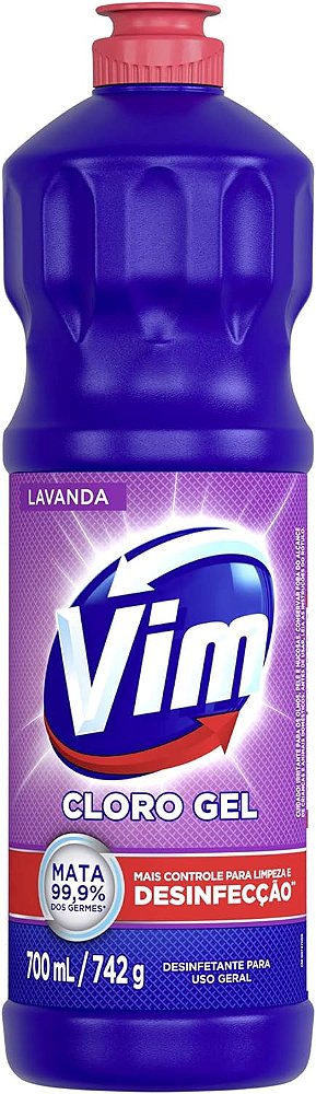 VIM Cloro Gel Vim Lavanda 700 Ml