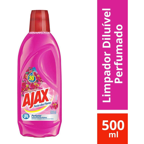 Ajax Limpador Diluível Festa Das Flores Bouquet De Flores 500Ml