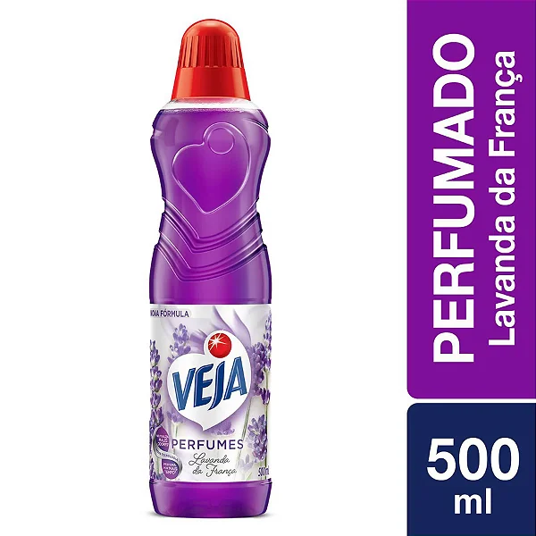 Limpador Perfumado Lavanda da França Veja Perfumes Frasco 500ml