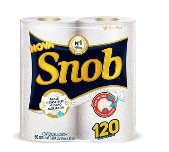 Papel Toalha Cozinha Snob c/ 2 Un.