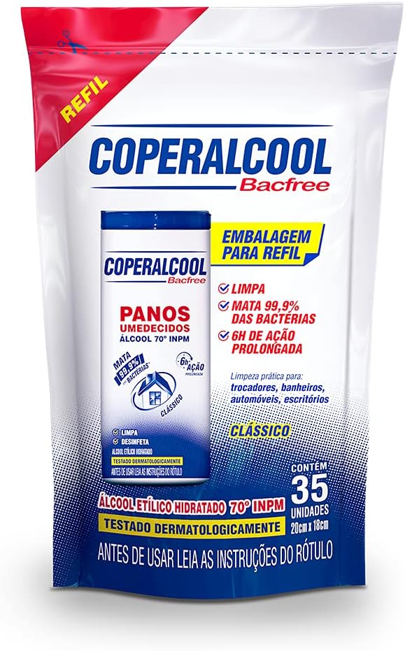 Coperalcool Panos Umed C/35 Classico-Refil  Ref.083