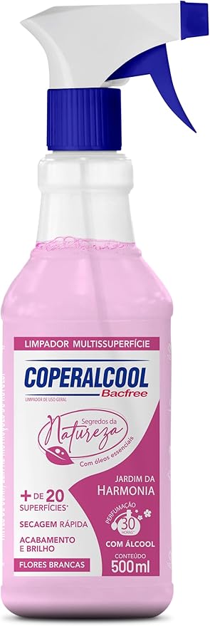 Coperalcool Bacfree Segredos Da Natureza -Jardim Da Harmonia 500Ml Ref:786