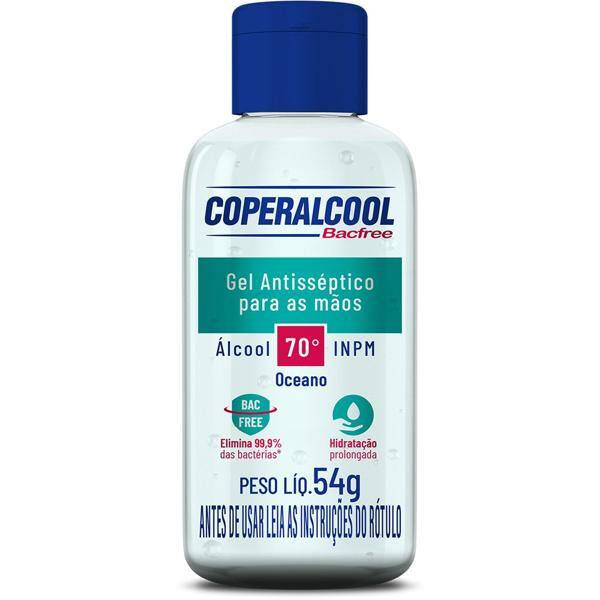 Alcool Gel Coper Bacfree 54Gr Perfumados Ref.092