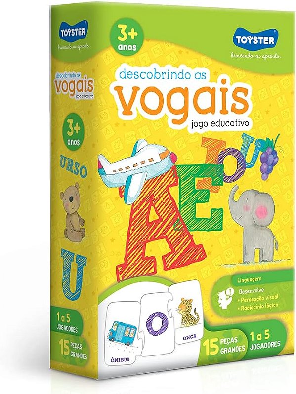 Toyster - Jogo Educativo: Descobrindo as vogais