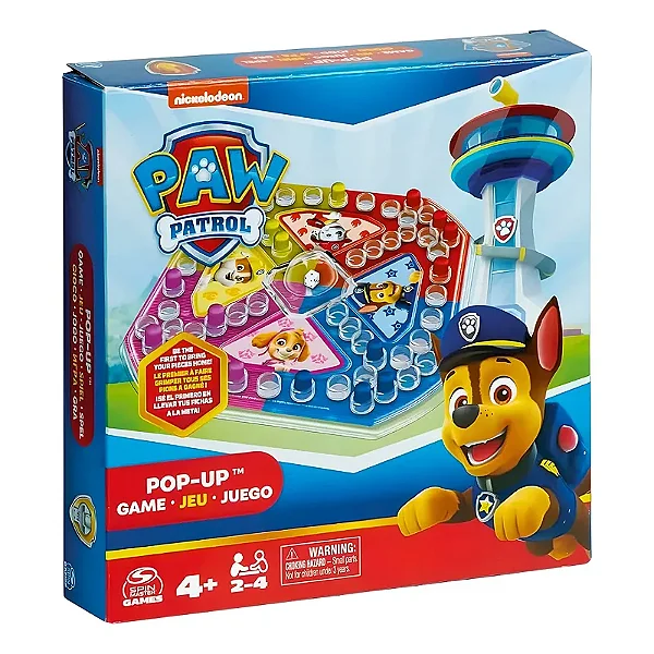 Jogo de Tabuleiro Ludo Plástico - Patrulha Canina - 04823 - SDI