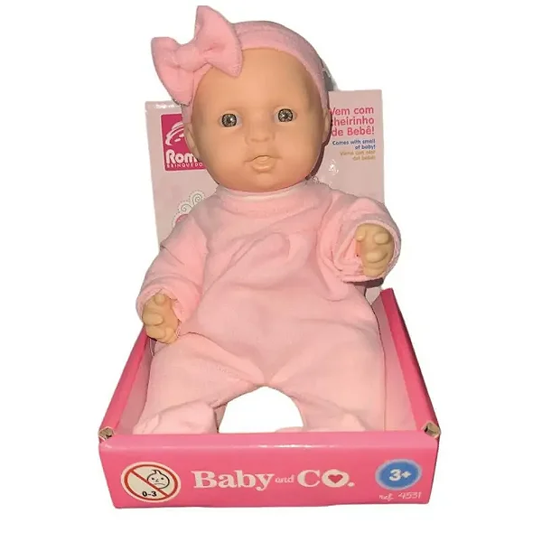 Mini Boneca Newborn Baby And Co Roma Brinquedo