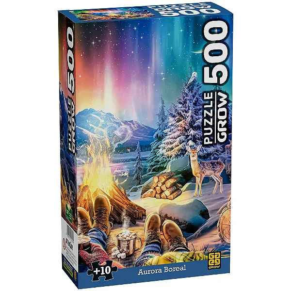 Quebra-cabeça 500 peças Aurora Boreal