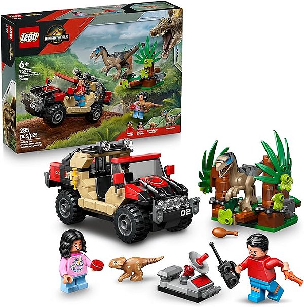 LEGO Jurassic World Fuga Off-Road do Raptor 76972
