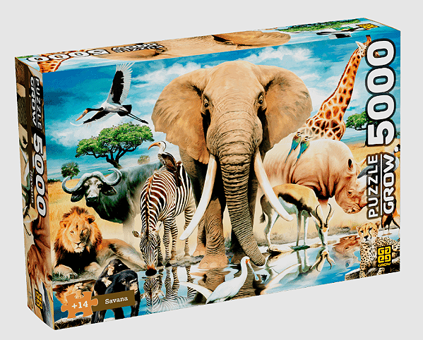 Quebra Cabeça Savana 5000 Peças Grow 04105