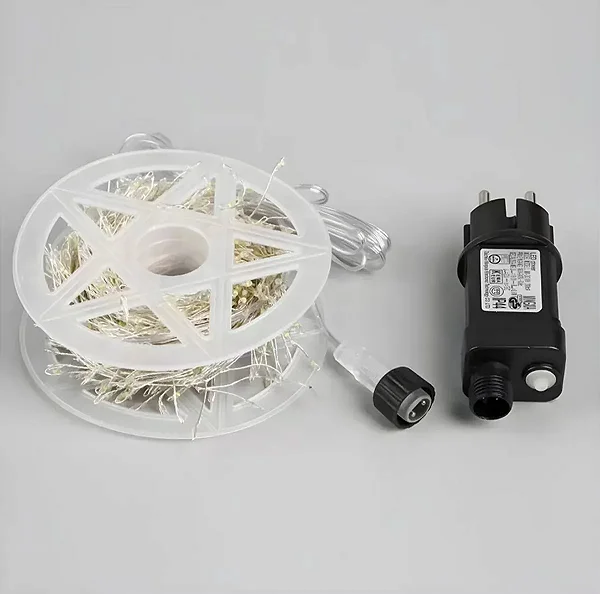 Cordão Festão Fio de Cobre 900 Leds 8 Funções com Controle