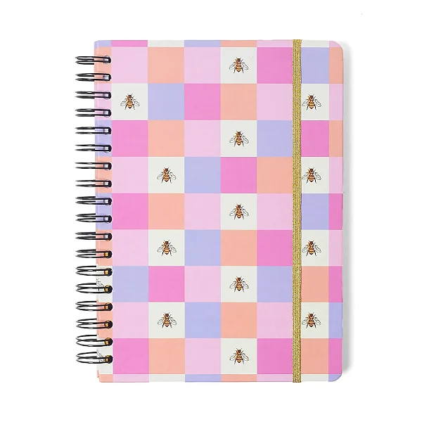 Caderno Espiral Colegial Melissa Pautado Casinha das Abelhas 10 Matérias 160 fls