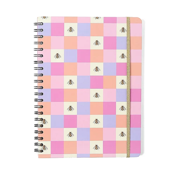 Caderno Espiral Melissa Pautado 20x28 Casinha das Abelhas 1 Matéria 80 fls