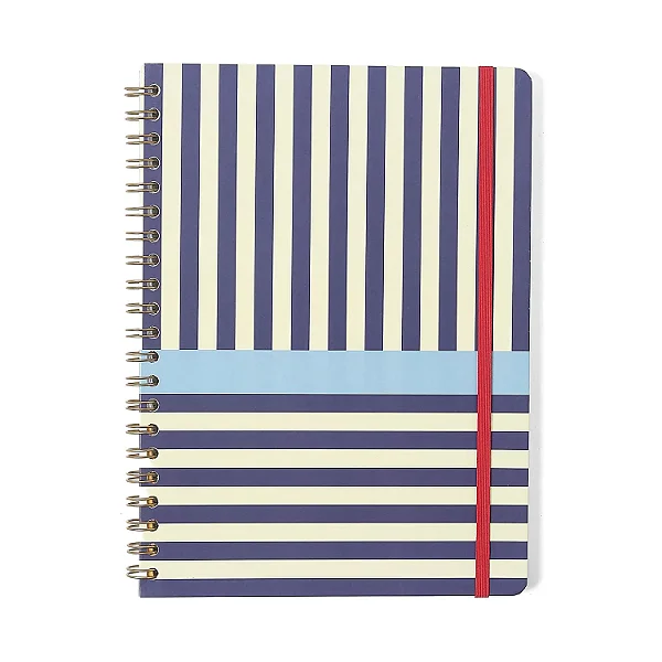 Caderno Espiral Praia Pautado 20x28 Barraca 1 Matéria 80 fls