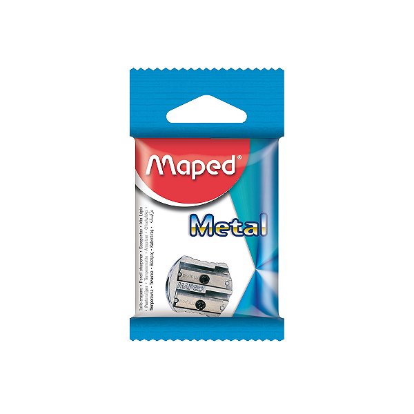 Apontador Sem Deposito Metal Classic 2 Furos Maped