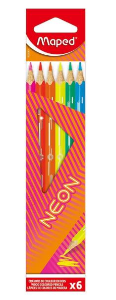 Lapis de Cor C/06 Neon Colorpeps Maped