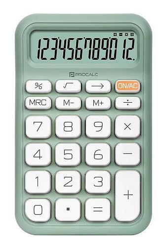 Calculadora de Mesa Verde 12dig Pc130-gn