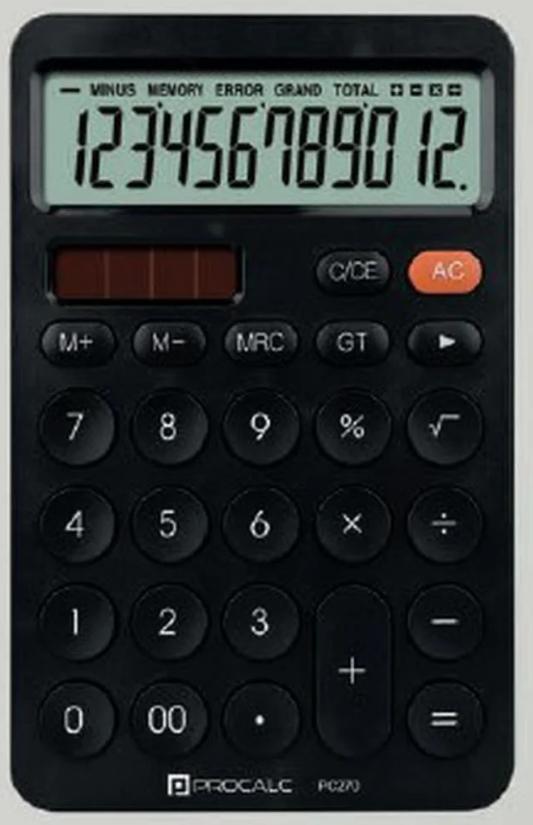 Calculadora de Mesa 12dig Pc270