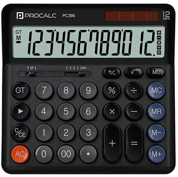 Calculadora de Mesa 12dig Pc390