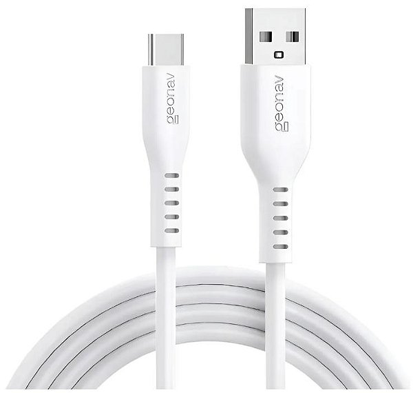 Cabo Usb-a  P/ Usb-c 2.0 Silicone 1.5m Branco Esc05swt