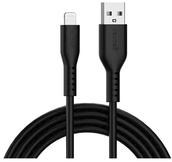 Cabo Usb-a P/ Lightning Preto Mfi em Silicone 1.5m Eslisbk