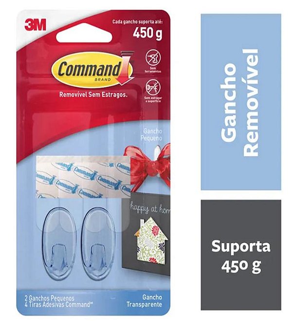 Gancho Transparente Peq C/2  450g 3m Hb004270557