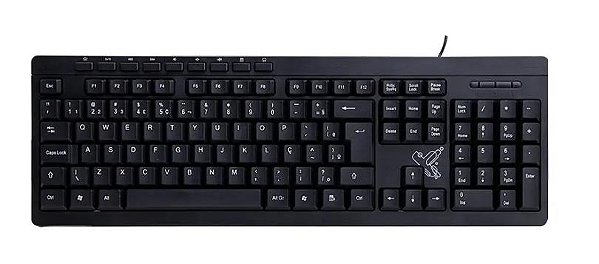 Teclado Multimidia Sk-2030 Com Fio Usb2.0 Preto