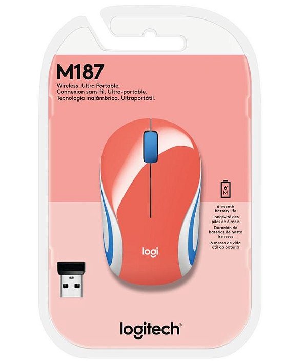 Mouse Optico Logitech M187